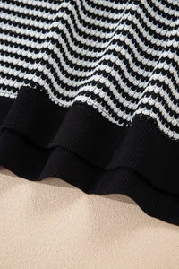 black stripe top