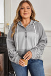 Cozy Plus Size Women's Hooded Sweatshirt – Soft Fabric, Casual Fit, Trendy Colors for Everyday Style