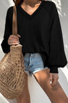 Cozy Women's Textured Knit Top - Casual Chic Style in Soft Fabric, Ideal for Everyday Layering and Comfort