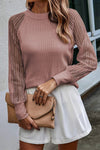 Women's Soft Ribbed Long Sleeve Top - Stylish & Comfortable Casual or Dressy Fit for Everyday Wear