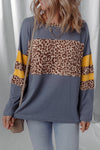 Boho Chic Women's Long Sleeve Patchwork Top - Comfortable Casual Style for Everyday Wear and Outings