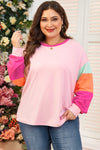 Stylish Plus Size Women's Long Sleeve Top – Comfortable, Everyday Essential in Trendy Design and Flattering Fit