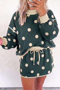 Stylish Women's Floral Print Two-Piece Dress Set – Comfortable Summer Outfit for Parties and Casual Events