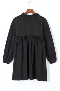 womens-t-shirts-solid-stitching-long-sleeves-button-ruffled-t-shirt