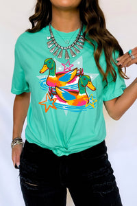 Vibrant Women's Graphic Tees - Trendy Casual Tops for Everyday Comfort and Unique Self-Expression