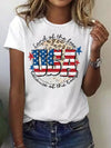 American Pride USA Flag Graphic Tee