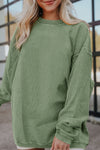 Soft Cotton Blend Oversized Sweatshirt for Women - Cozy Relaxed Fit, Ideal for Casual Outings and Comfortable Lounging