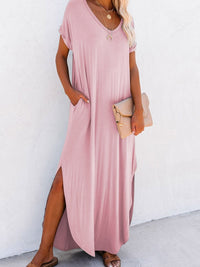 Loose Solid Knitted Irregular Dress