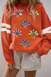 Women's Cozy Thanksgiving Graphic Sweatshirt - Cute, Casual Fit in Soft Fabric for Stylish Fall Celebrations
