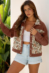 Vibrant Boho Chic Floral Patchwork Jacket for Women – Stylish Layering Piece for All Seasons and Occasions