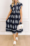 Vibrant Women's Western Print Dress Flattering Fit for Casual Outings & Special Events, Perfect for Every Occasion