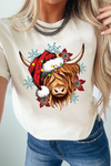 Cozy Women's Christmas Graphic Tee in Soft Cotton – Perfect for Festive Celebrations and Casual Holiday Style