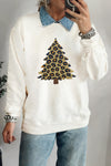 Cozy Women's Christmas Graphic Sweatshirt - Festive Pullover with Relaxed Fit and Cheerful Holiday Designs
