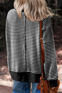 black stripe top