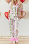 Women's Soft Green Striped Pajama Set - Cozy Cotton Sleepwear for Relaxing Nights and Stylish Comfort
