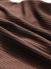 coffee-ribbed-drawstring-sides-cutout-one-piece-swimsuit