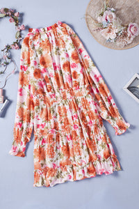 casual-print-knee-long-sleeve-tunic-dresses
