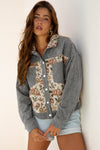 Vibrant Women's Patchwork Jacket - Trendy Casual Outerwear for Everyday Comfort and Style
