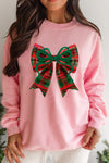 Festive Cozy Women's Christmas Graphic Sweatshirt - Casual Fit, Perfect for Winter Celebrations & Holiday Cheer