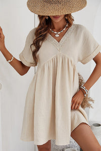 womens-dresses-casual-holiday-lace-stitching-waist-v-neck-mini-dress