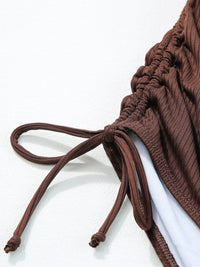 coffee-ribbed-drawstring-sides-cutout-one-piece-swimsuit