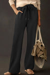 Women's Soft Black Sweatpants - Cozy Casual Fit for Everyday Comfort and Relaxation in Stylish Loungewear