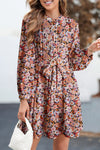 Vibrant Floral Mini Dress for Women - Flattering Summer Style with Chic Design and Comfortable Fit