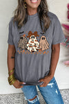 Women's Halloween Graphic Tee - Cute Spooky Design, Soft Cotton, Relaxed Fit, Perfect for Fall Celebrations