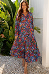 Elegant Women's Floral Maxi Dress - Sleeveless Summer Style, Flowing Fit for Parties, Casual Outings & Beach Days