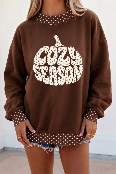 Cozy Trendy Women's Graphic Sweatshirts in Vibrant Colors - Stylish Casual Wear for Effortless Everyday Looks