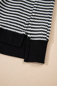 black stripe top
