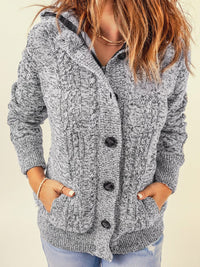 dark-gray-long-sleeve-button-up-hooded-cardigans