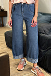 Chic Blue High-Waisted Jeans for Women – Flattering Fit Ideal for Casual Outings and Everyday Style