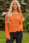 Lightweight Women's Open Crochet Sweater in Soft Knit - Casual Spring & Summer Essential for Effortless Style