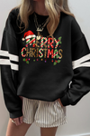 Cozy Red and Green Women's Christmas Graphic Sweatshirt - Casual Fit for Festive Holiday Cheer
