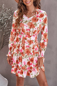 casual-print-knee-long-sleeve-tunic-dresses