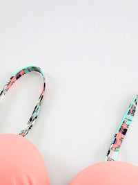 sexy-pink-padded-gather-push-up-bikini-set
