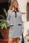 Trendy Striped Mini Dress for Women – Flattering Summer Style in Vibrant Colors for Effortless Chic Looks