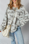 Trendy Women's Camo Print Sweatshirt - Cozy Casual Fit for Everyday Comfort and Outdoor Adventures