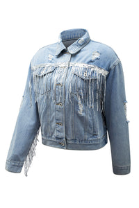 sky-blue-sequin-embellished-fringe-distressed-denim-jacket