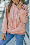Cozy Women's Plush Pullover Sweatshirt - Soft, Relaxed Fit for Casual Outings & Lounging Year-Round