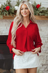 Elegant Women's Pastel V-Neck Blouse - Flattering Everyday Fit for Versatile Style and Effortless Chic