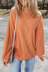 Trendy Oversized Women's Sweatshirt in Soft Cotton Blend - Cozy Casual Style for Ultimate Comfort and Relaxed Fit