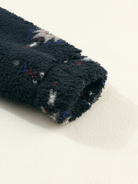 black-aztec-pattern-zipper-collared-sherpa-jacket