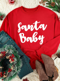 fiery-red-santa-baby-print-crew-neck-pullover-sweatshirt