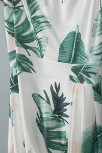 womens-dresses-single-breasted-lace-up-print-dress