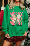 Cozy Christmas Graphic Sweatshirt for Women - Vibrant Holiday Design in Casual Fit Perfect for Festive Celebrations