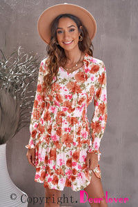casual-print-knee-long-sleeve-tunic-dresses