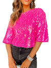 Boho Sequin Top