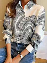 womens-blouses-button-long-sleeves-lapel-printed-blouse